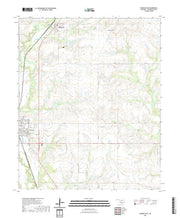 US Topo 7.5-minute map for Waurika East OK