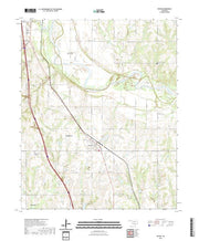 US Topo 7.5-minute map for Wayne OK