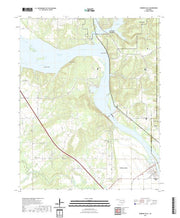 US Topo 7.5-minute map for Webbers Falls OK