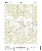 US Topo 7.5-minute map for Wellston OK