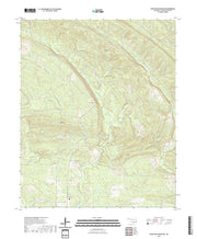 US Topo 7.5-minute map for White Rock Mountain OK