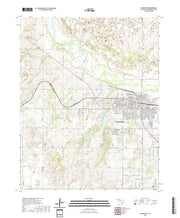 US Topo 7.5-minute map for Woodward OK