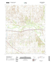 US Topo 7.5-minute map for Woodward NE OK