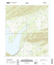 US Topo 7.5-minute map for Yanush OK