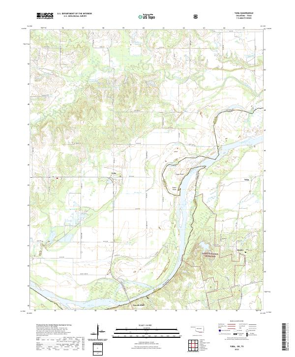 US Topo 7.5-minute map for Yuba OKTX