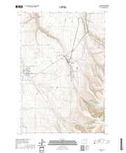 US Topo 7.5-minute map for Athena OR