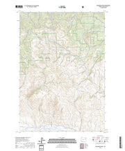 US Topo 7.5-minute map for Beaverdam Creek OR