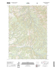 US Topo 7.5-minute map for Big Weasel Springs OR