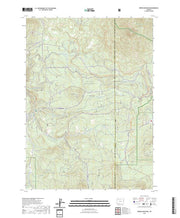 US Topo 7.5-minute map for Brown Mountain OR