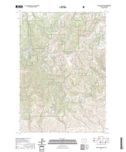 US Topo 7.5-minute map for Dooley Mountain OR