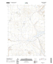 US Topo 7.5-minute map for Hardin Ranch OR