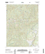 US Topo 7.5-minute map for Mount Ashland ORCA