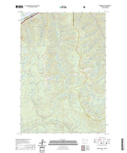 US Topo 7.5-minute map for Tanner Butte ORWA