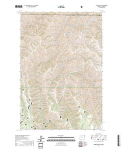 US Topo 7.5-minute map for Teepee Butte ORWA