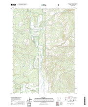 US Topo 7.5-minute map for The Bull Pasture OR