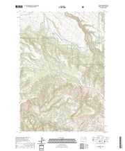 US Topo 7.5-minute map for Ukiah SE OR