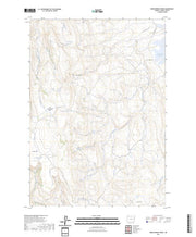 US Topo 7.5-minute map for Warm Springs Creek OR