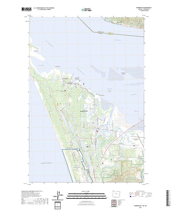 US Topo 7.5-minute map for Warrenton ORWA