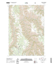 US Topo 7.5-minute map for Wood Butte OR