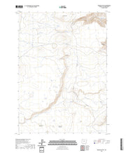 US Topo 7.5-minute map for Wrangle Butte OR