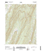 US Topo 7.5-minute map for Beans Cove PA