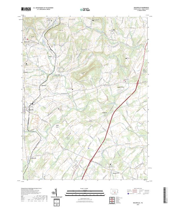 US Topo 7.5-minute map for Biglerville PA