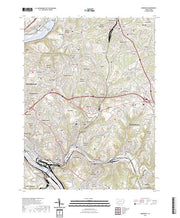 US Topo 7.5-minute map for Braddock PA