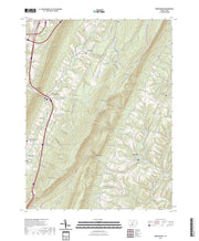 US Topo 7.5-minute map for Breezewood PA