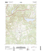 US Topo 7.5-minute map for Brush Valley PA