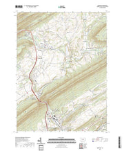 US Topo 7.5-minute map for Burnham PA