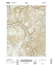 US Topo 7.5-minute map for Carmichaels PA