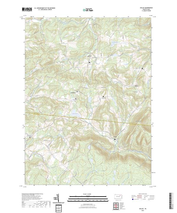 US Topo 7.5-minute map for Colley PA