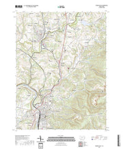 US Topo 7.5-minute map for Connellsville PA