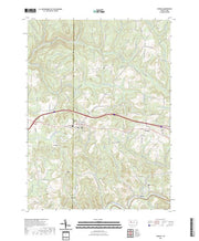 US Topo 7.5-minute map for Corsica PA