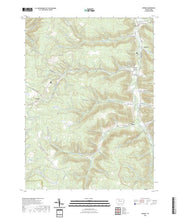 US Topo 7.5-minute map for Crosby PA