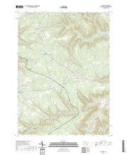 US Topo 7.5-minute map for Cyclone PA