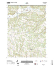 US Topo 7.5-minute map for Elkland PANY