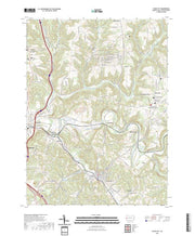 US Topo 7.5-minute map for Evans City PA