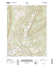 US Topo 7.5-minute map for Everett East PA