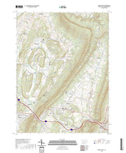 US Topo 7.5-minute map for Everett West PA