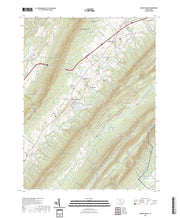 US Topo 7.5-minute map for Fannettsburg PA