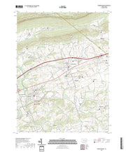 US Topo 7.5-minute map for Fredericksburg PA