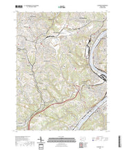 US Topo 7.5-minute map for Glassport PA