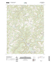 US Topo 7.5-minute map for Irvona PA