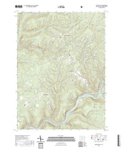 US Topo 7.5-minute map for Kellettville PA