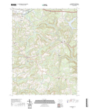 US Topo 7.5-minute map for Luthersburg PA