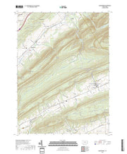 US Topo 7.5-minute map for Madisonburg PA