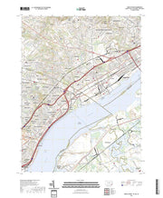 US Topo 7.5-minute map for Marcus Hook PADENJ