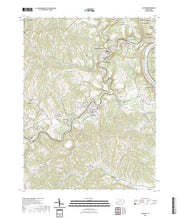 US Topo 7.5-minute map for Mather PA