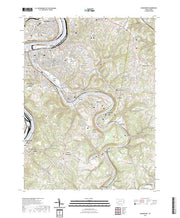 US Topo 7.5-minute map for McKeesport PA